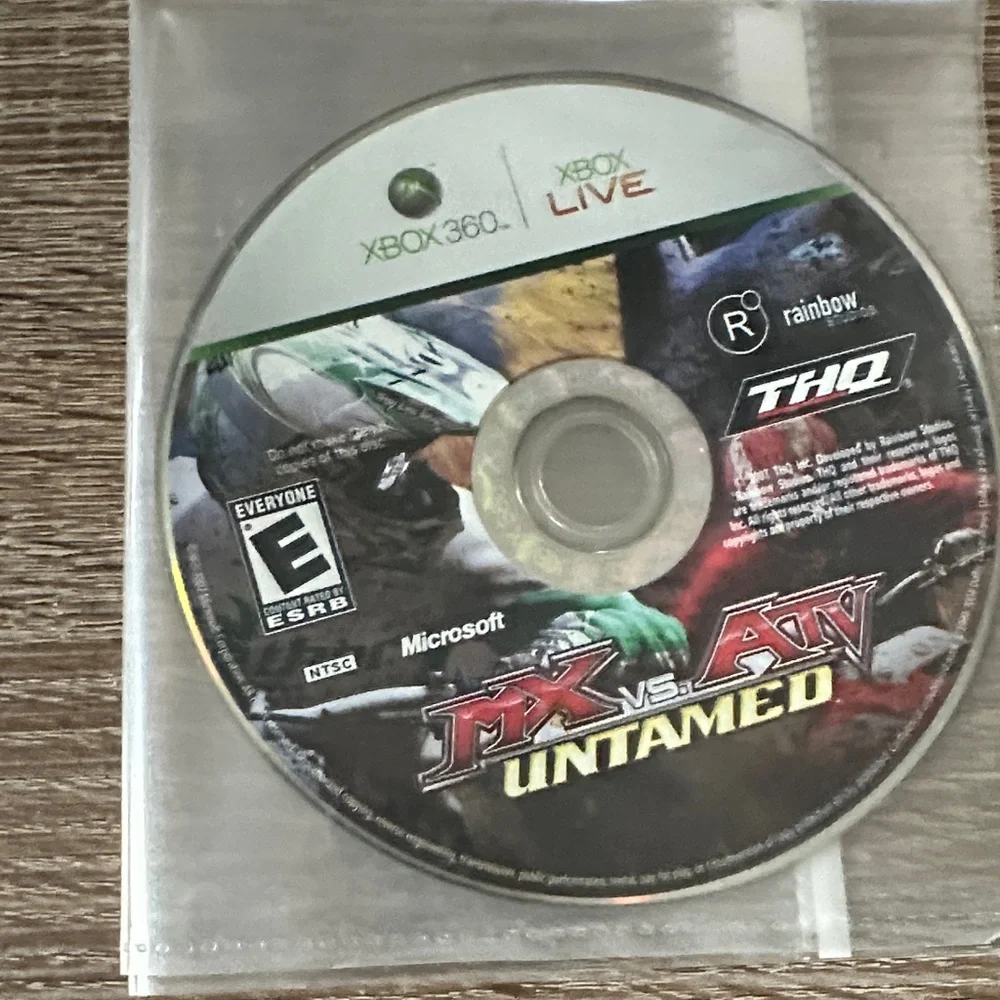 Microsoft MX vs. ATV Untamed Xbox 360 Game Disc